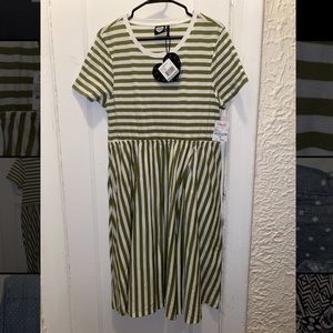 NWT Striped sun skater dress size xl